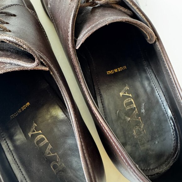 Men's Prada Dress Shoes Size 8 dark brown - Picture 16 of 16